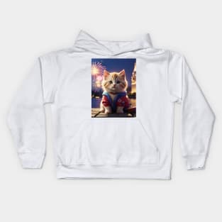 Cute Kittens And New Year Kids Hoodie